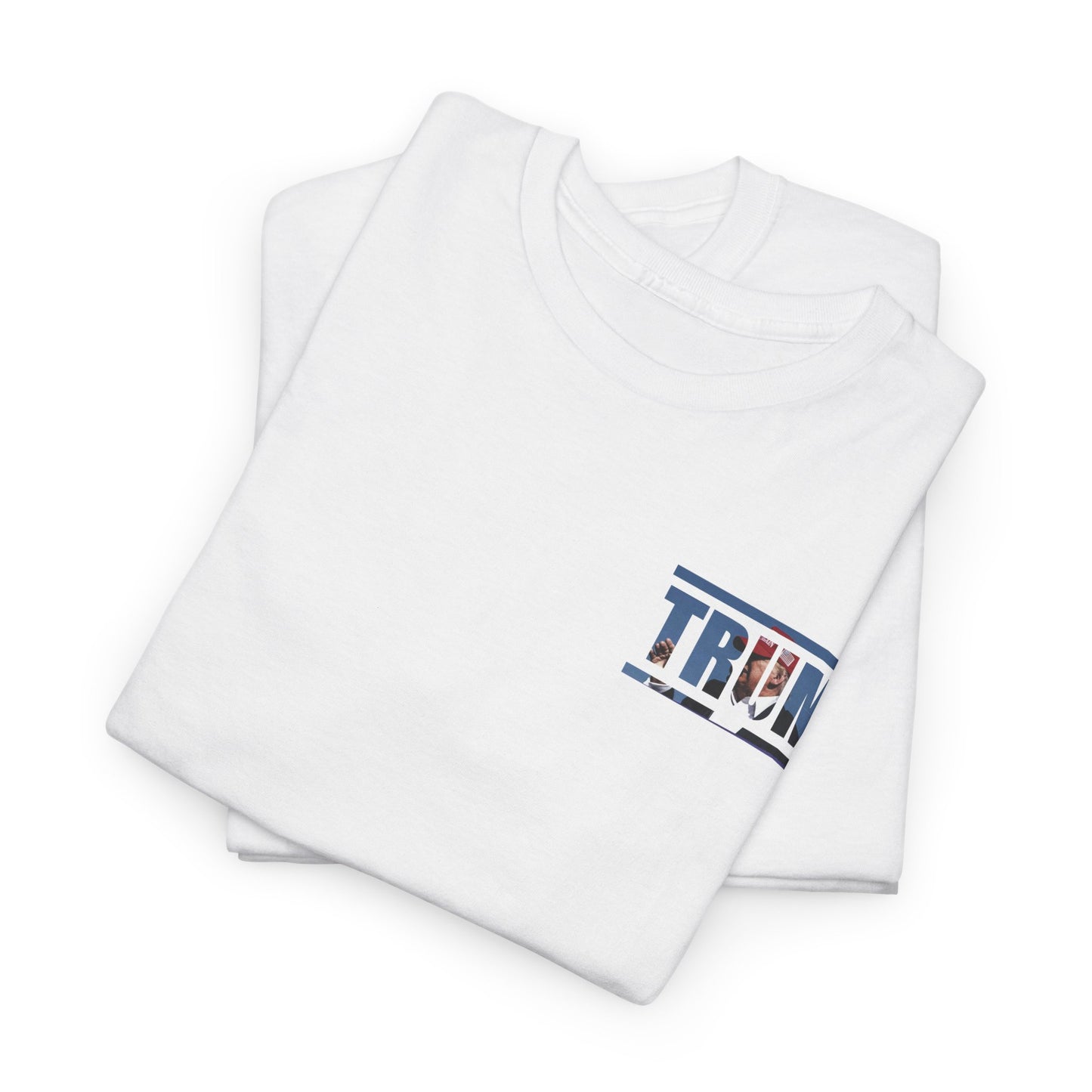 "Trump Heroic Resilience T-Shirt – Bold Symbol of Strength, Courage, and Determination"